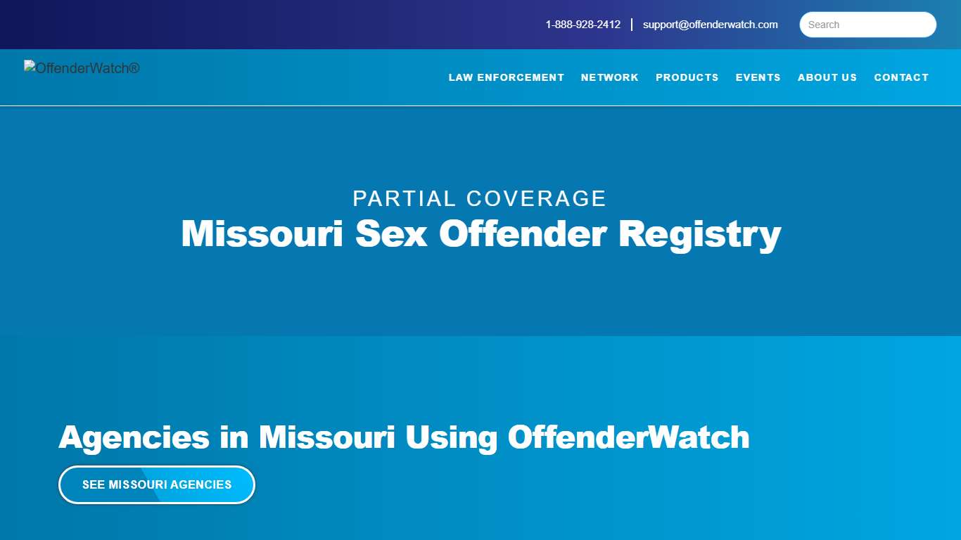 Missouri Sex Offender Registry OffenderWatch Network
